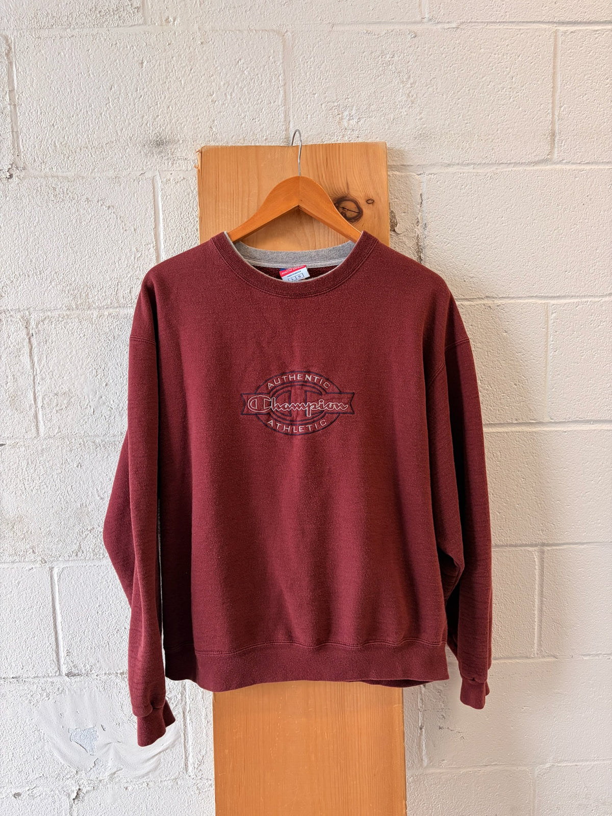 Faded Maroon Champion Crew : L