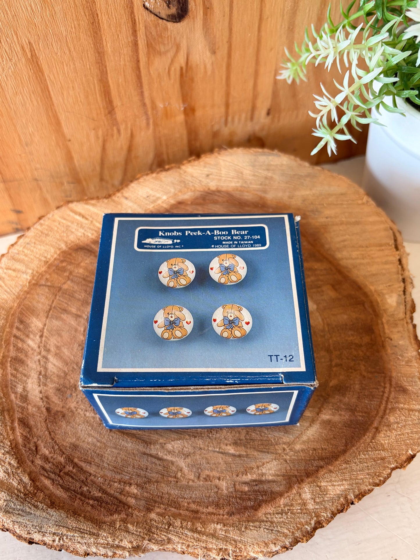 Vtg Set of Four Teddy Bear Knobs (Local Pick Up Only)