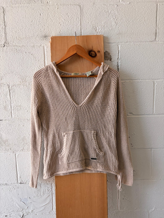 Hooded Knit Top : L