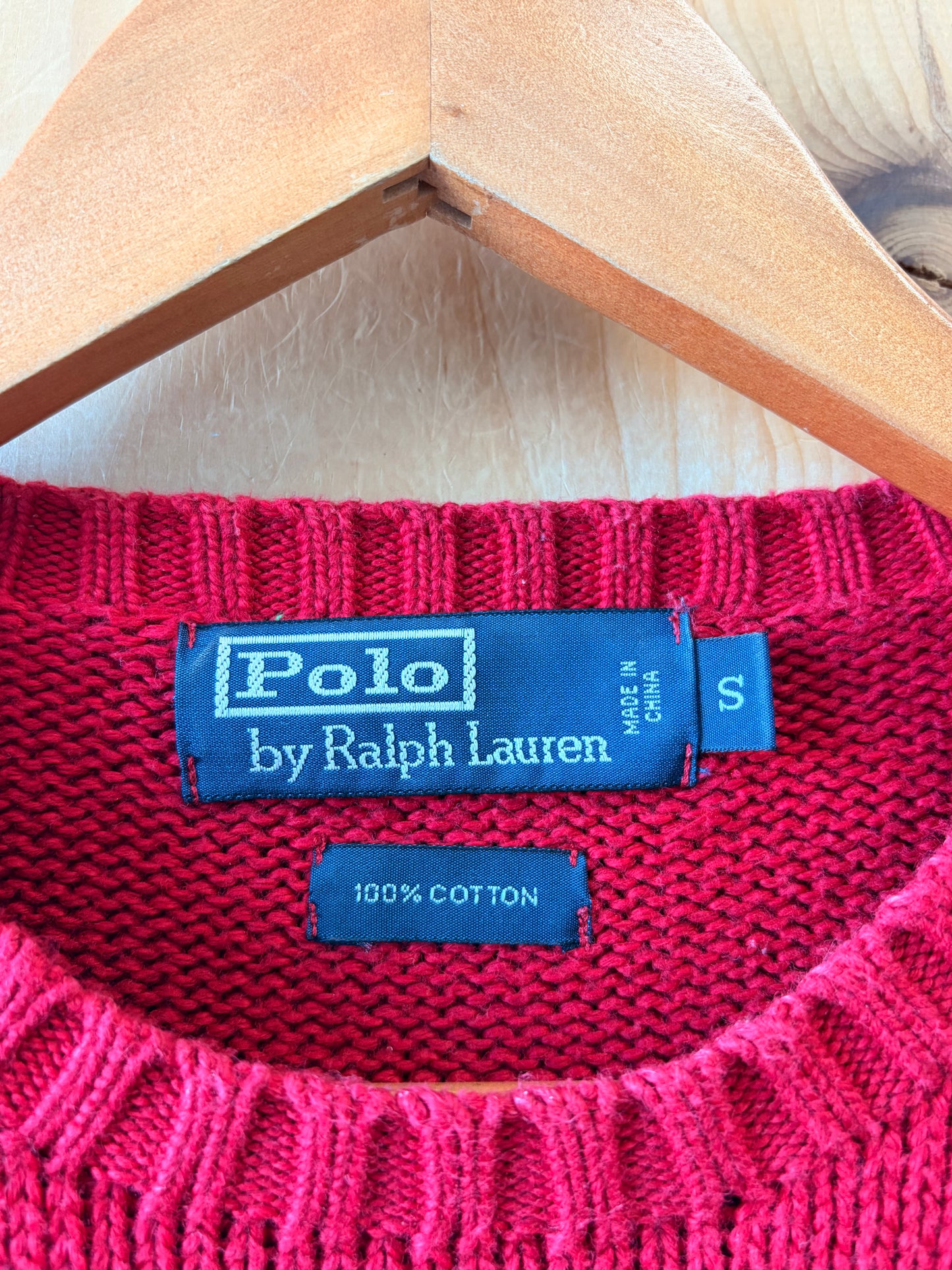 Red Ralph Lauren Sweater : S