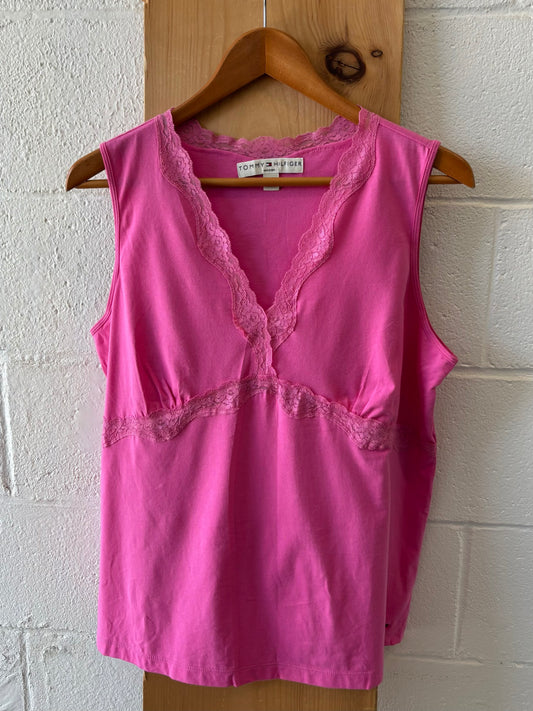 Pink Tommy Hilfiger Top : 2XL
