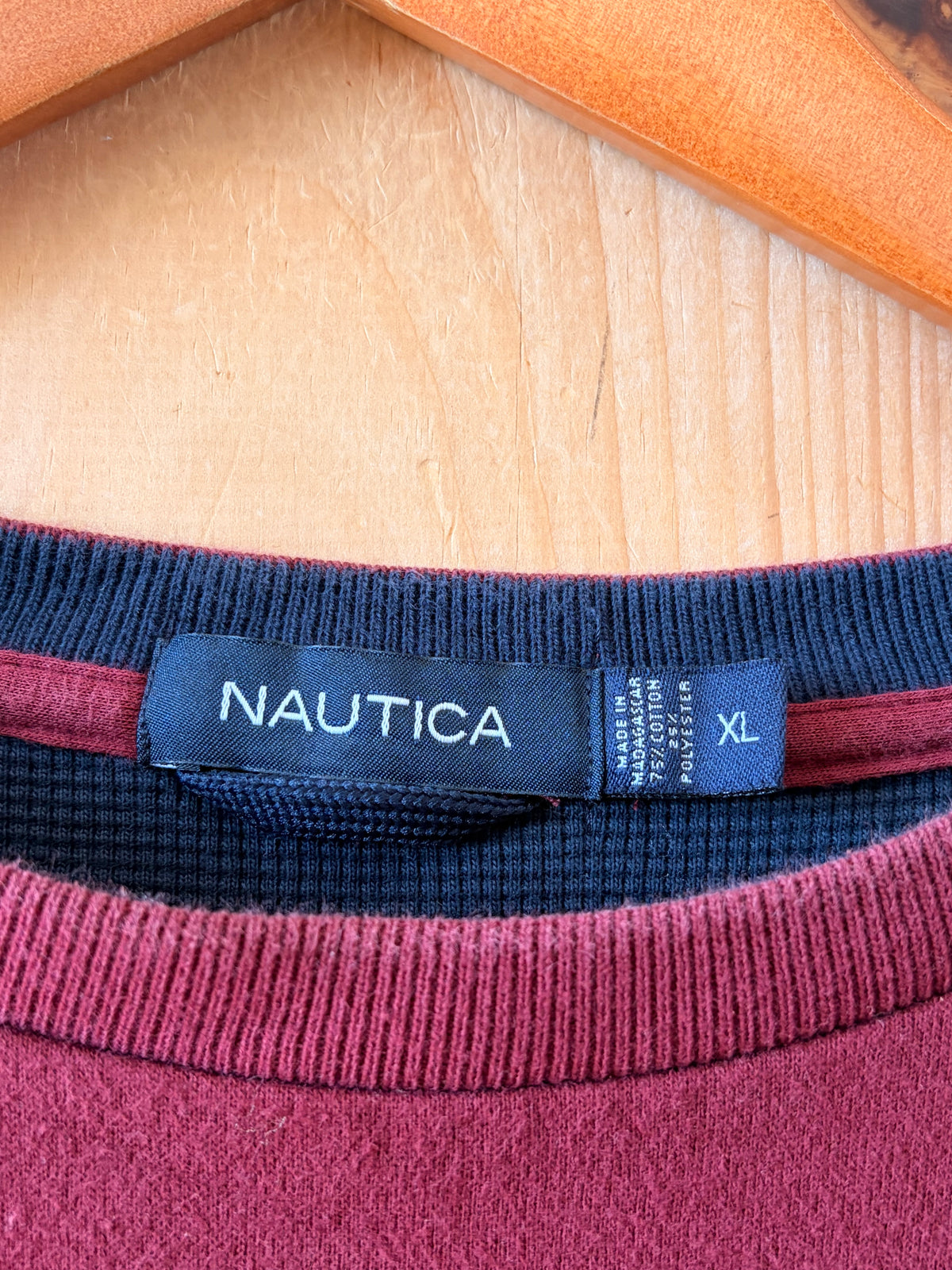 Maroon Nautica Crewneck : XL