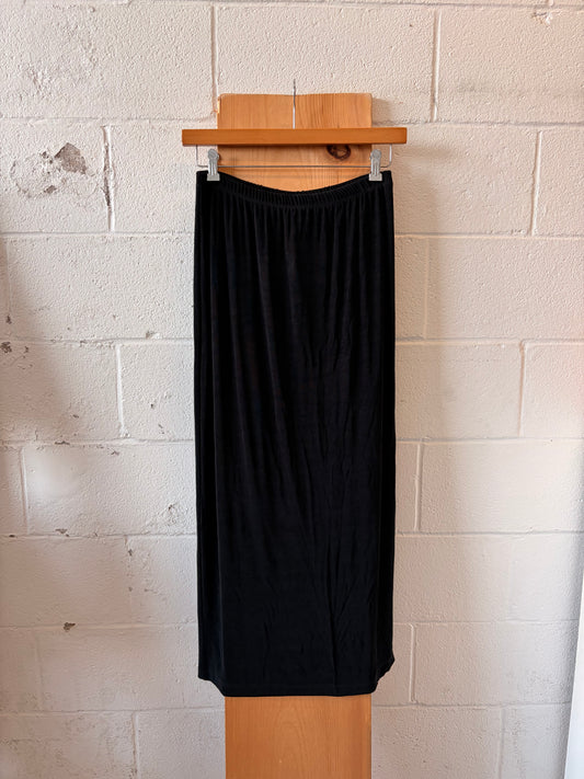 Classic Black Maxi Skirt : 30”W