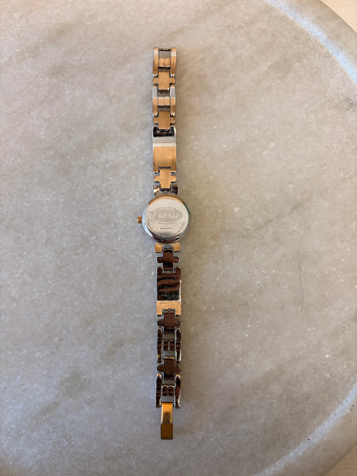 Two Tone Fossil Watch (Untested)