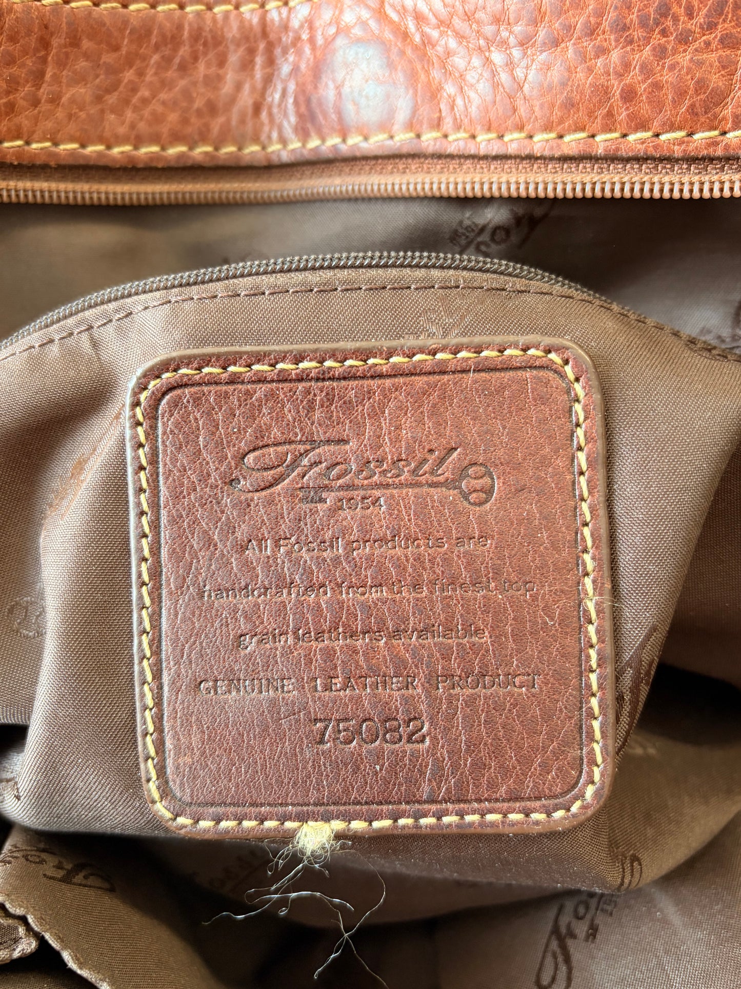 Brown Leather Fossil Purse