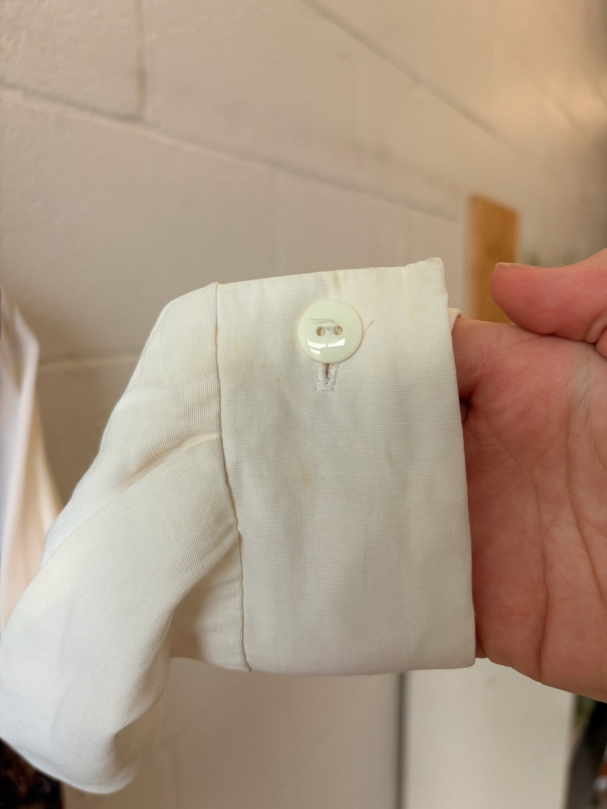 Vtg Blouse With Attached Vest : S (As Is)
