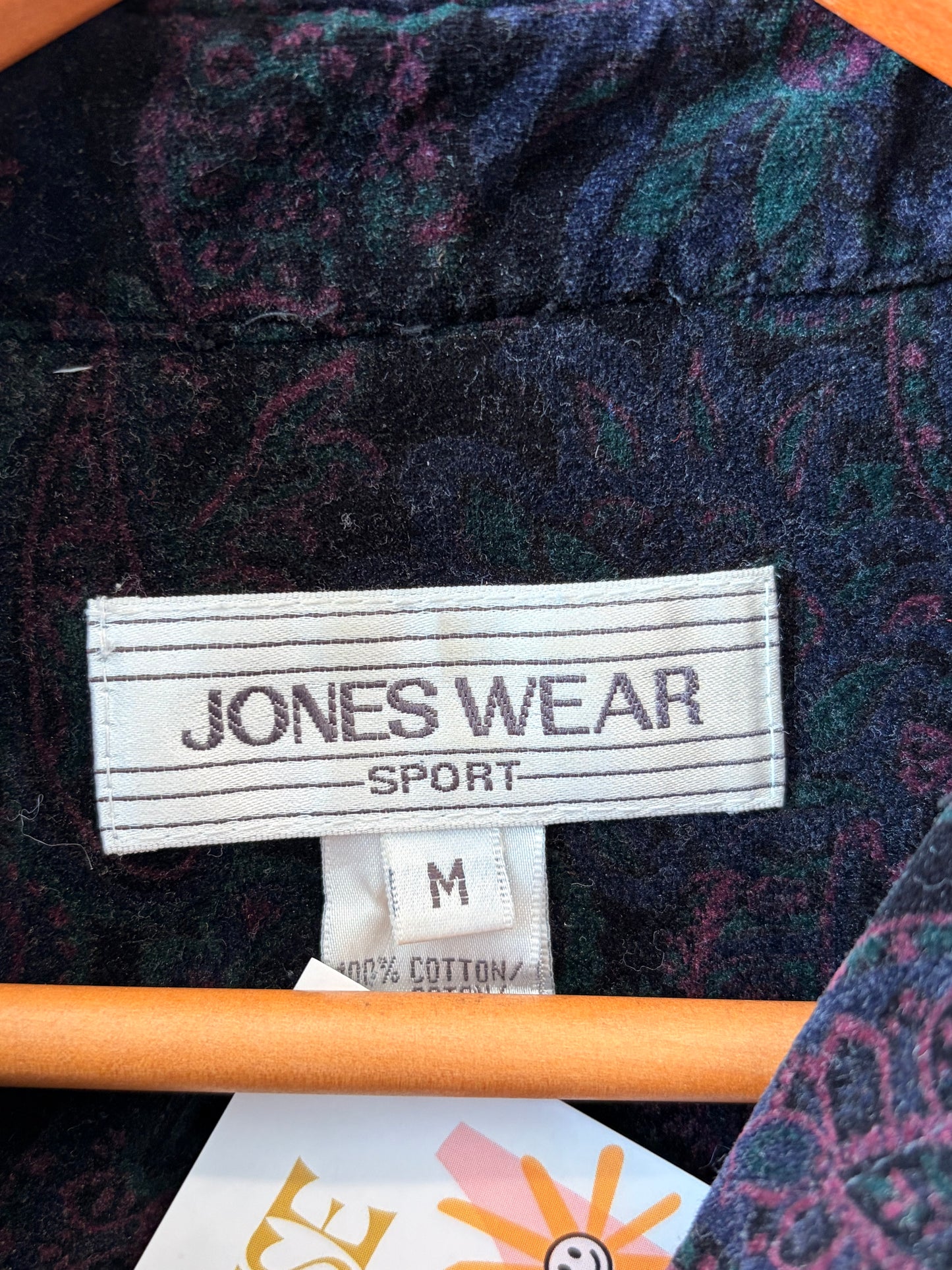 Vtg Purple Paisley Jacket : M