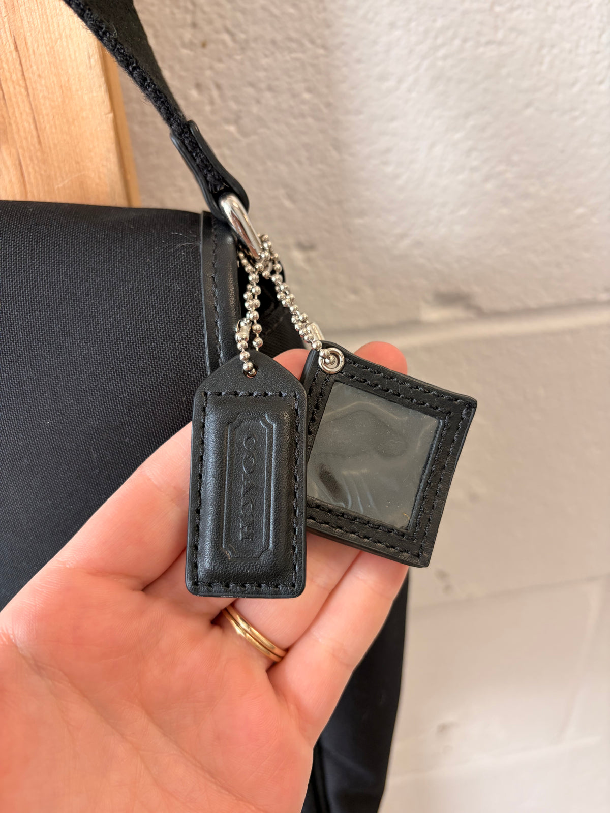 Black Coach Messenger Bag
