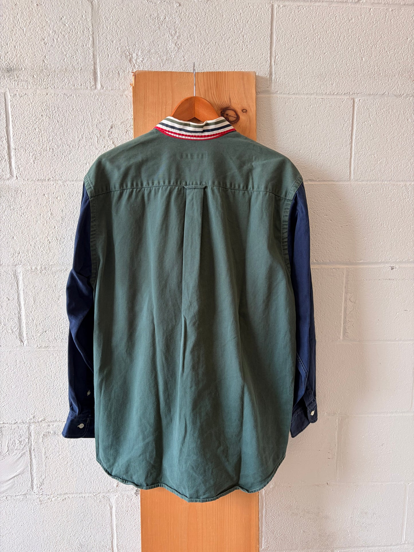 Nautica Striped Long Sleeve Button Down : L