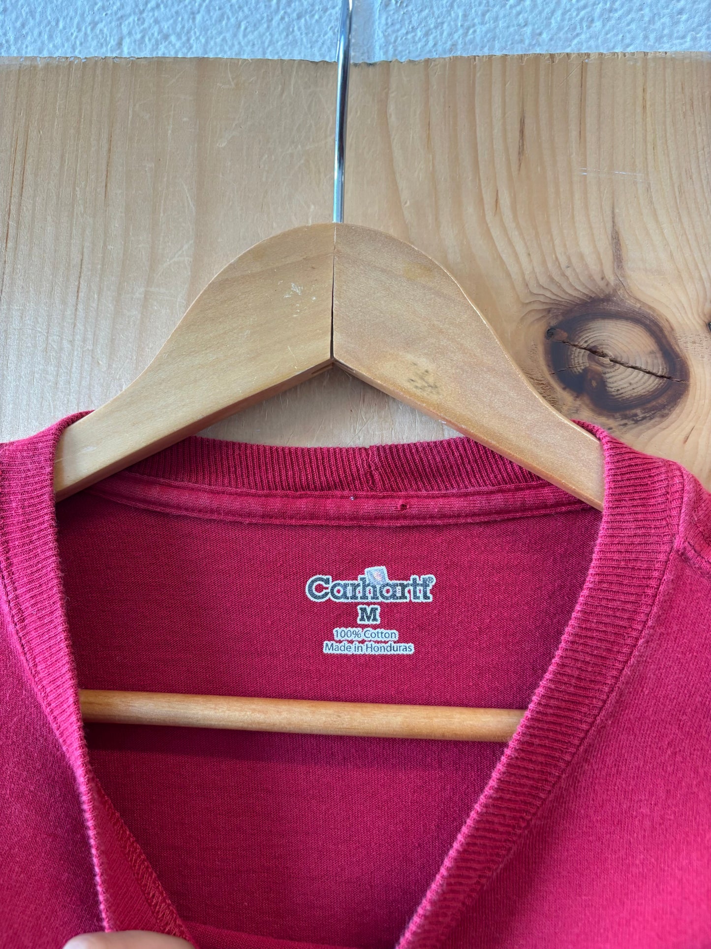 Red Carhartt Long Sleeve : M
