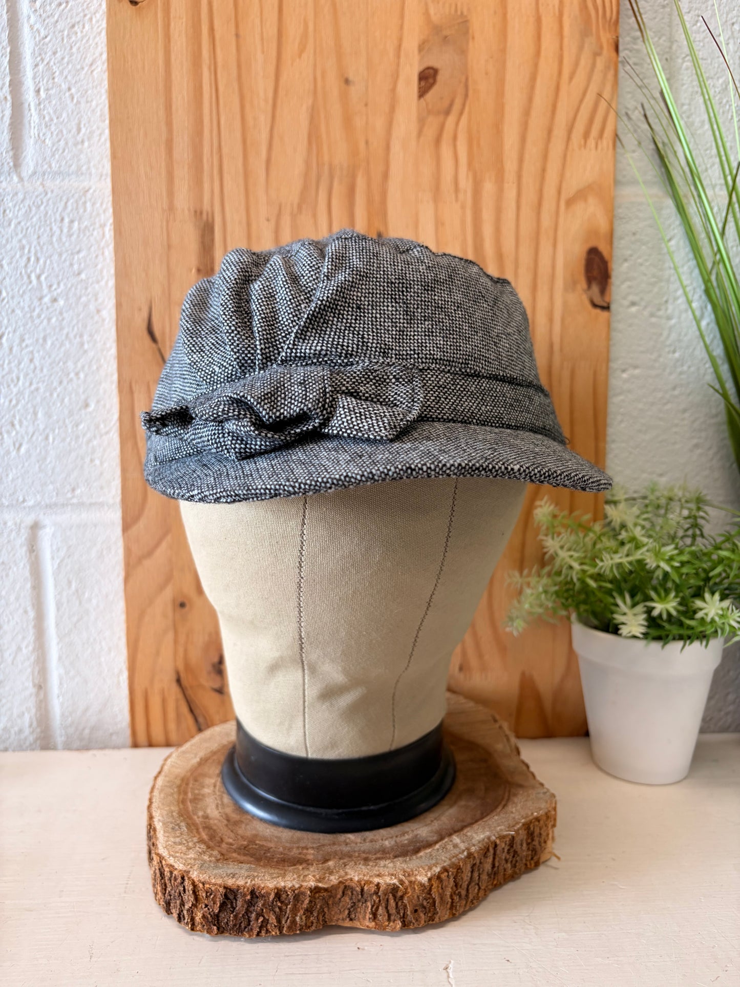 Black & White Bow Cadet Cap