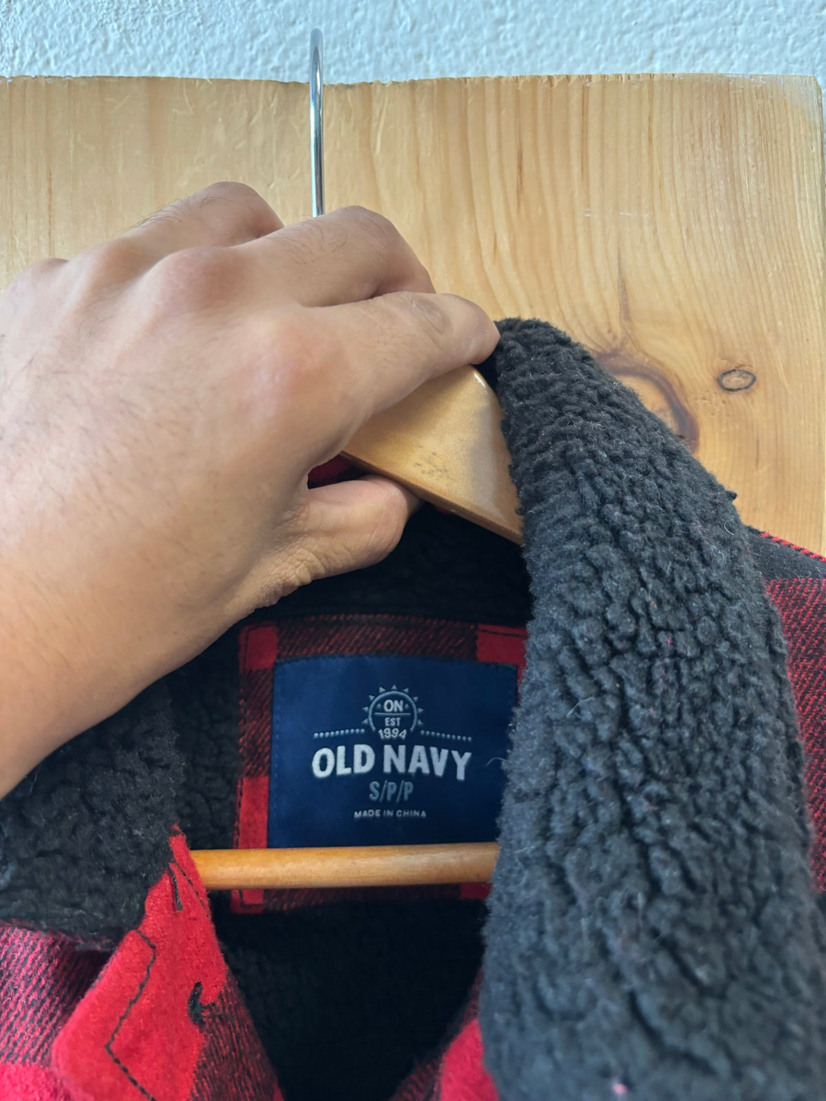 Old Navy Plaid Button Up Jacket : S