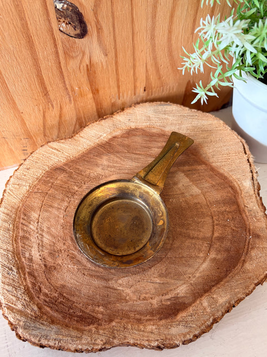 Little Brass Tone Spoon / Tea Bag Rest