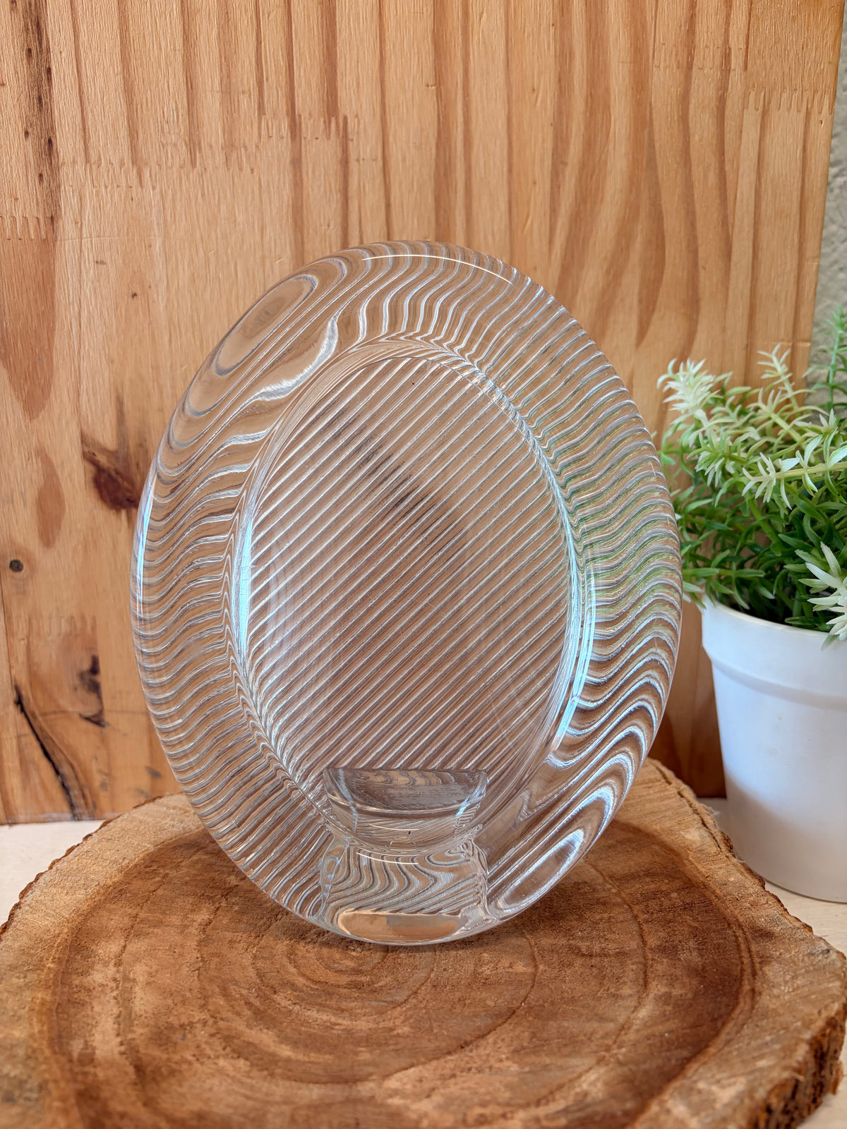 Vtg Mikasa Clear Glass Frame (Local Pick Up Only)