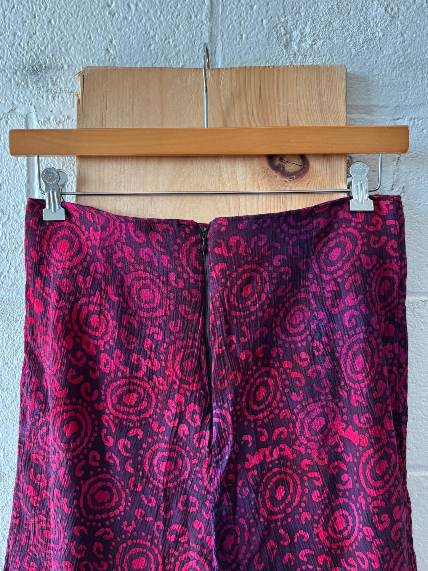Pink & Purple Patterned Shorts : 34” W