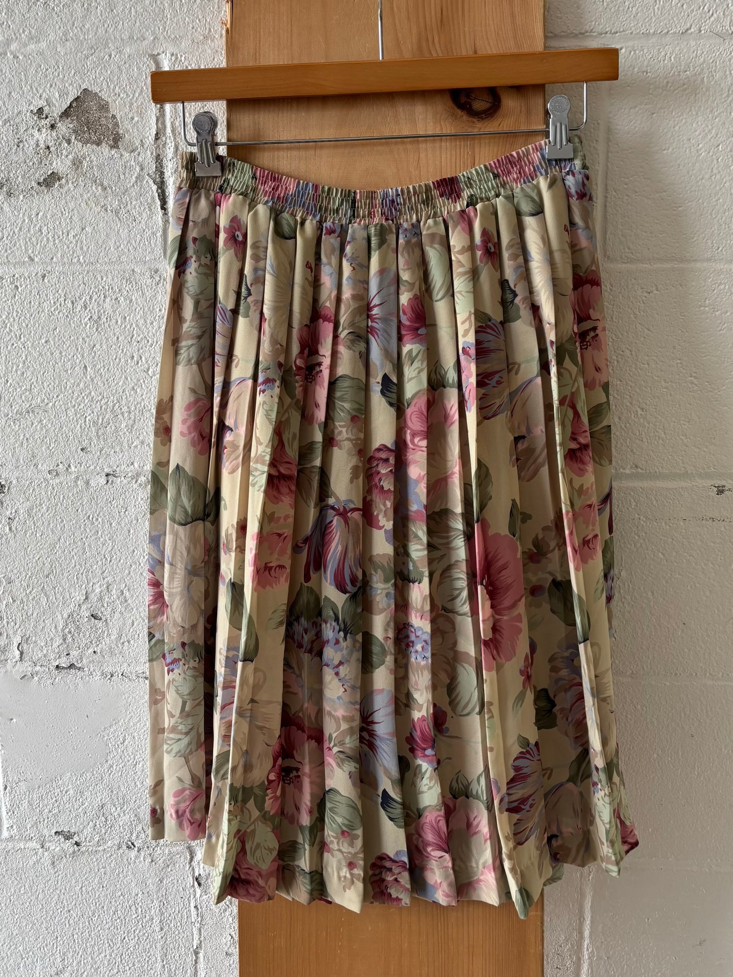 Vtg Floral Skirt : M