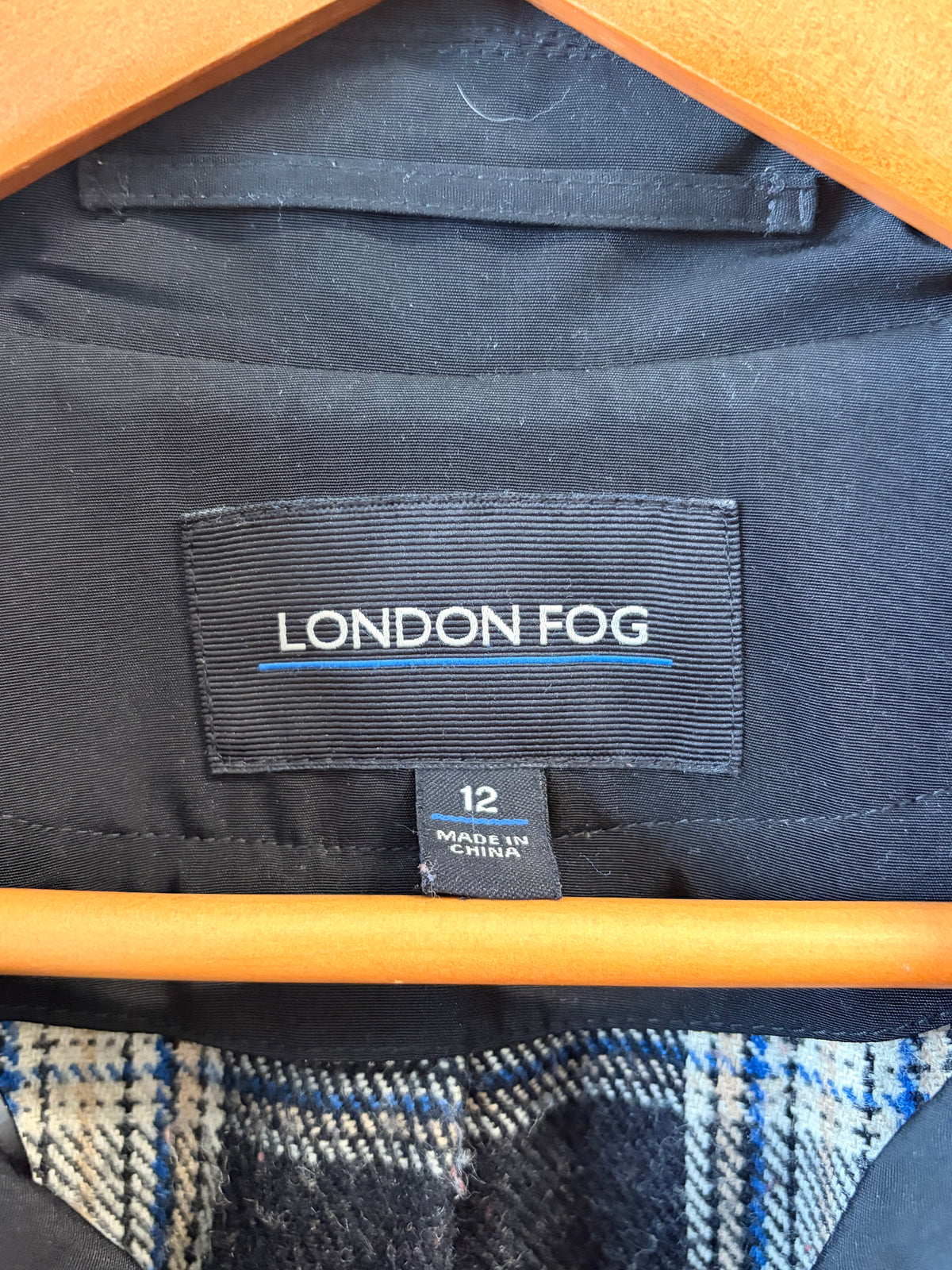 London Fog Black Trench Coat : 12