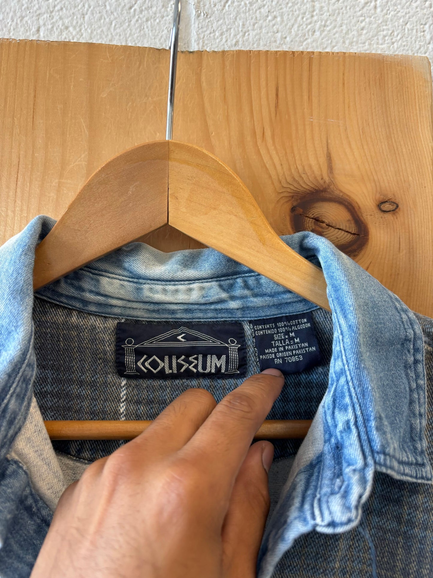 Vtg Plaid Rugby Shirt : M