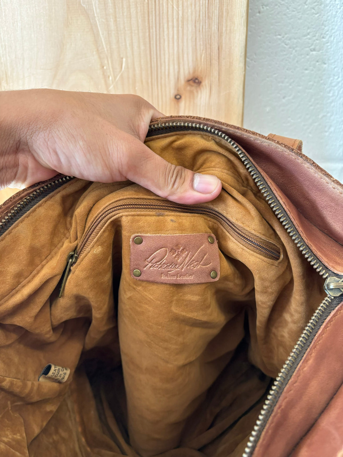 Patricia Nash Brown Leather Tote Bag