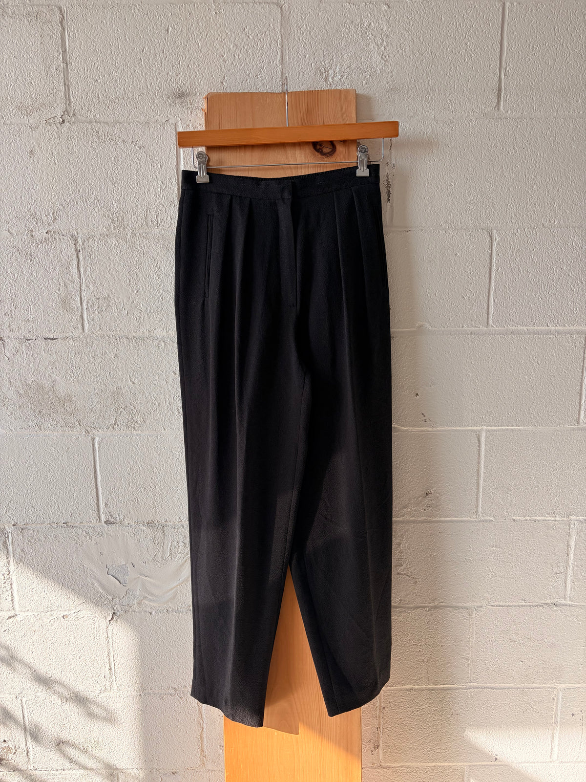 Paisley Patterned Black Trousers : 12