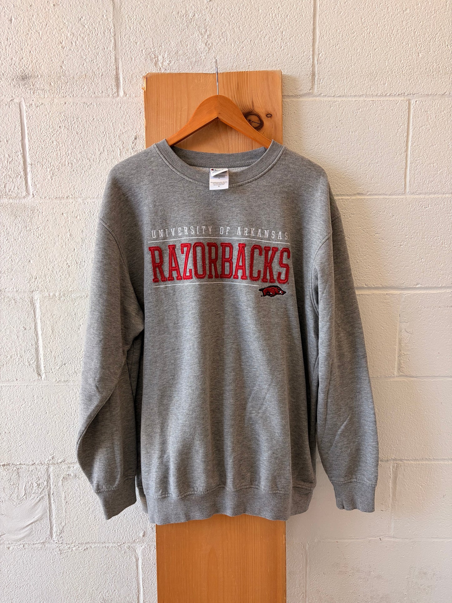 Champion Arkansas Crew : XL