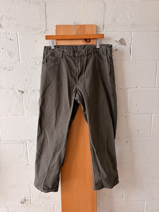 Deep Olive Dickies Pants : 38x30