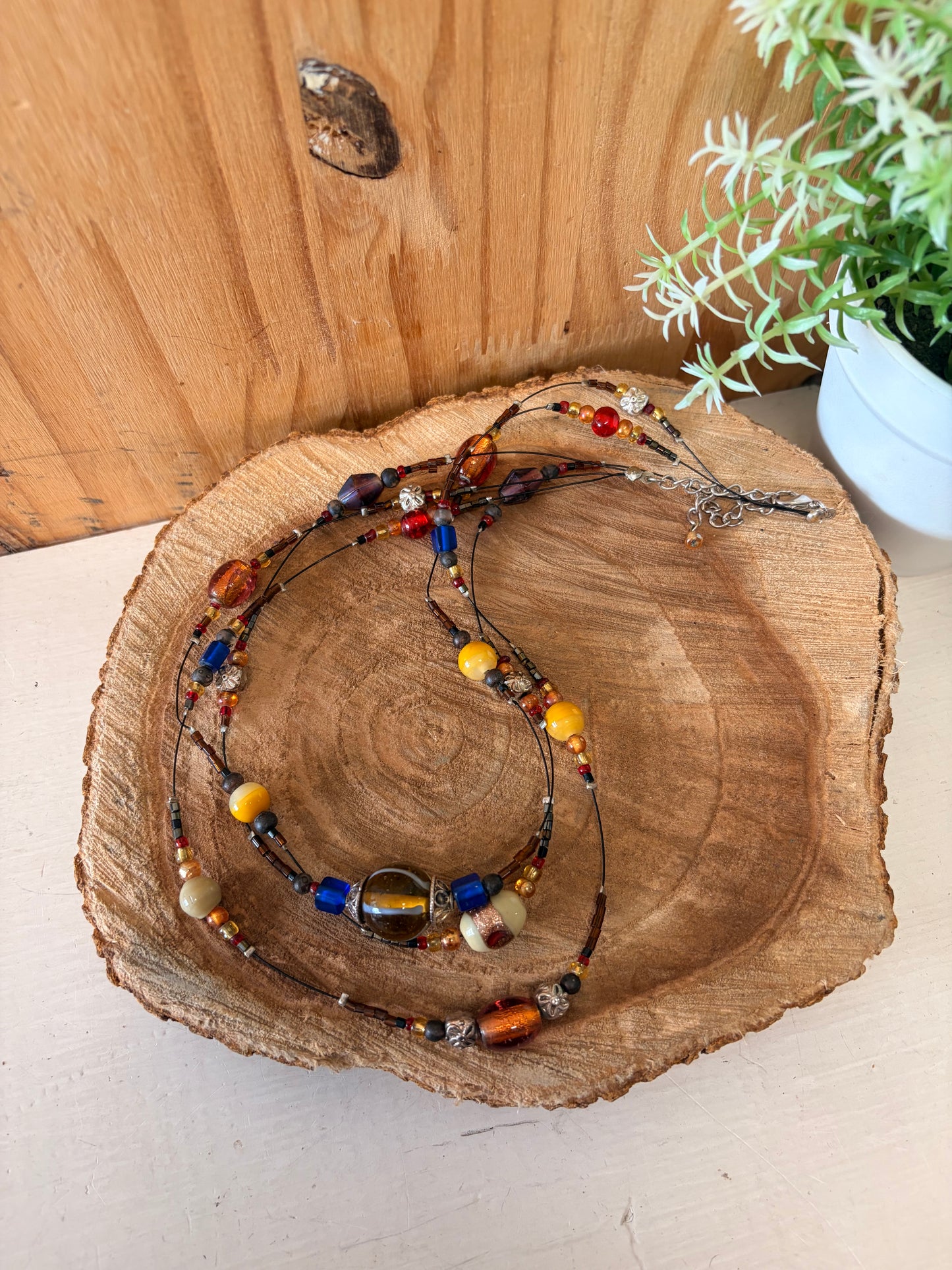 Layered Beaded Necklace