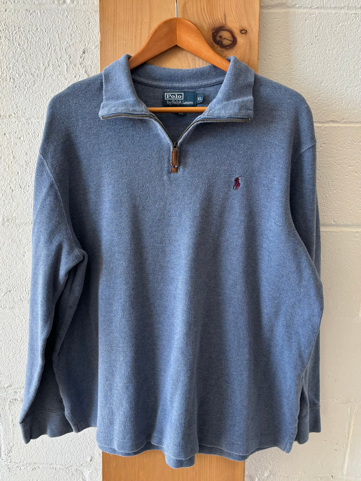 Blue Ralph Lauren 1/4 Zip : XL