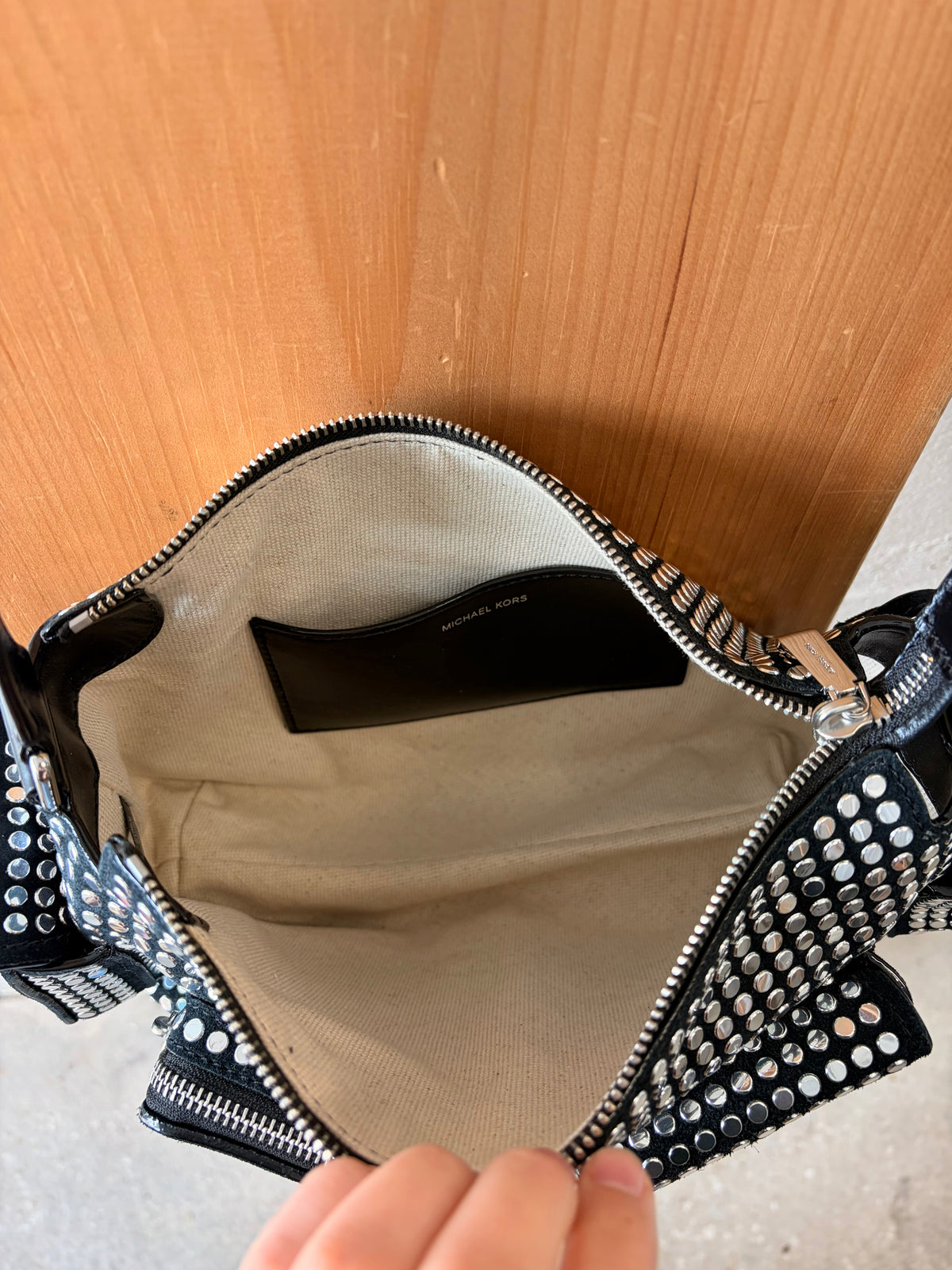 Michael Kors Dakota Studded Shoulder Bag