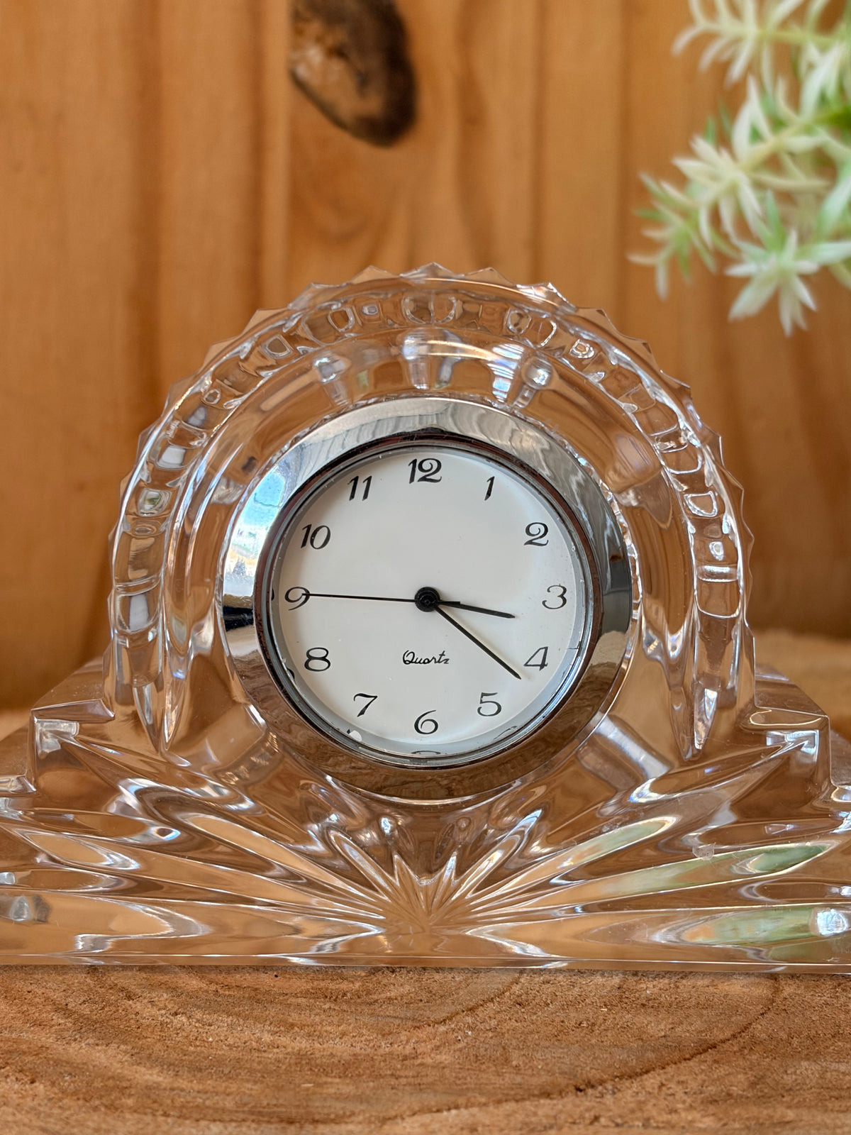Little Glass Tabletop Clock (Local Pick Up Only - Untested)