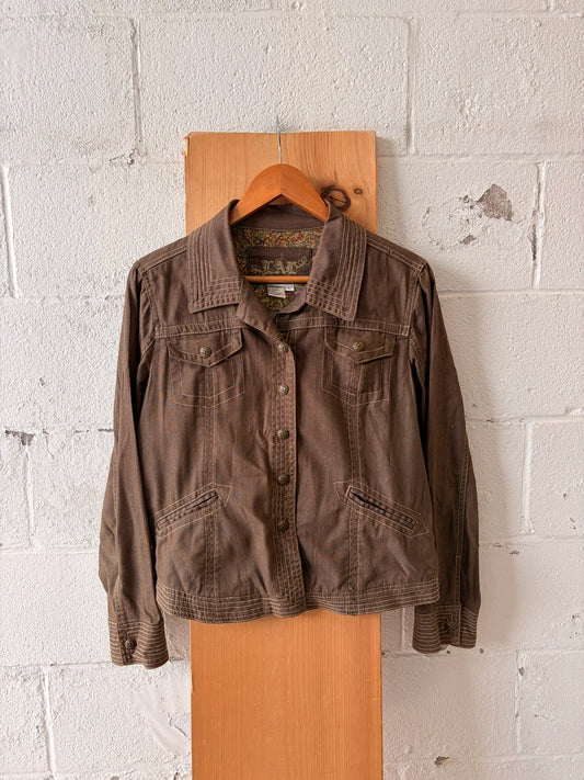 Brown Lightweight Jacket : L
