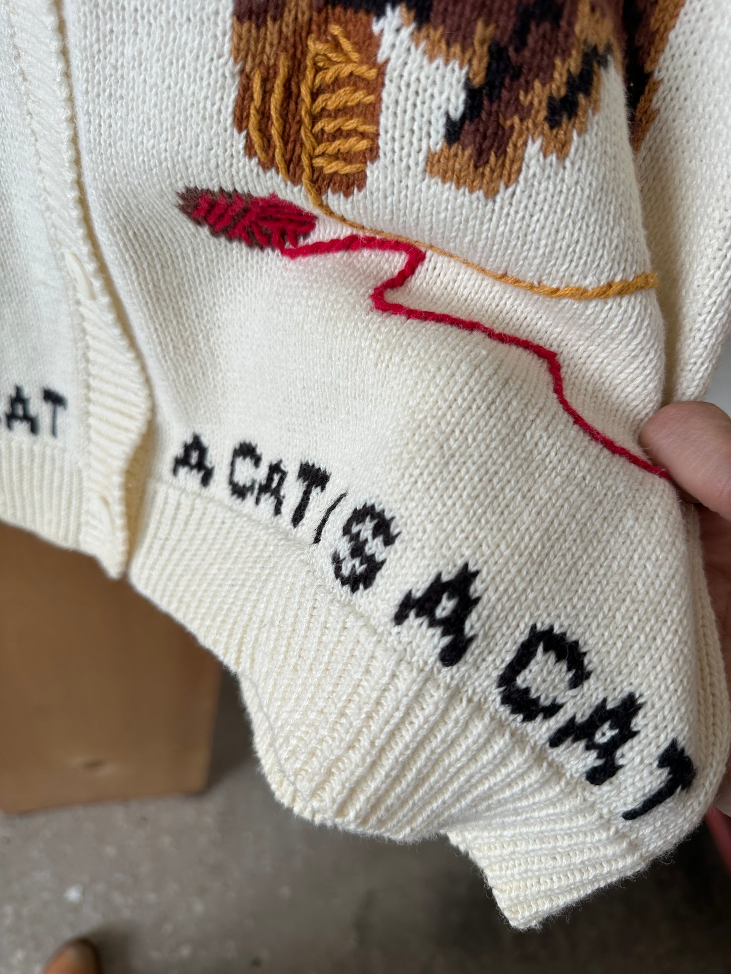A Cat Is A Cat Cardigan : 3X