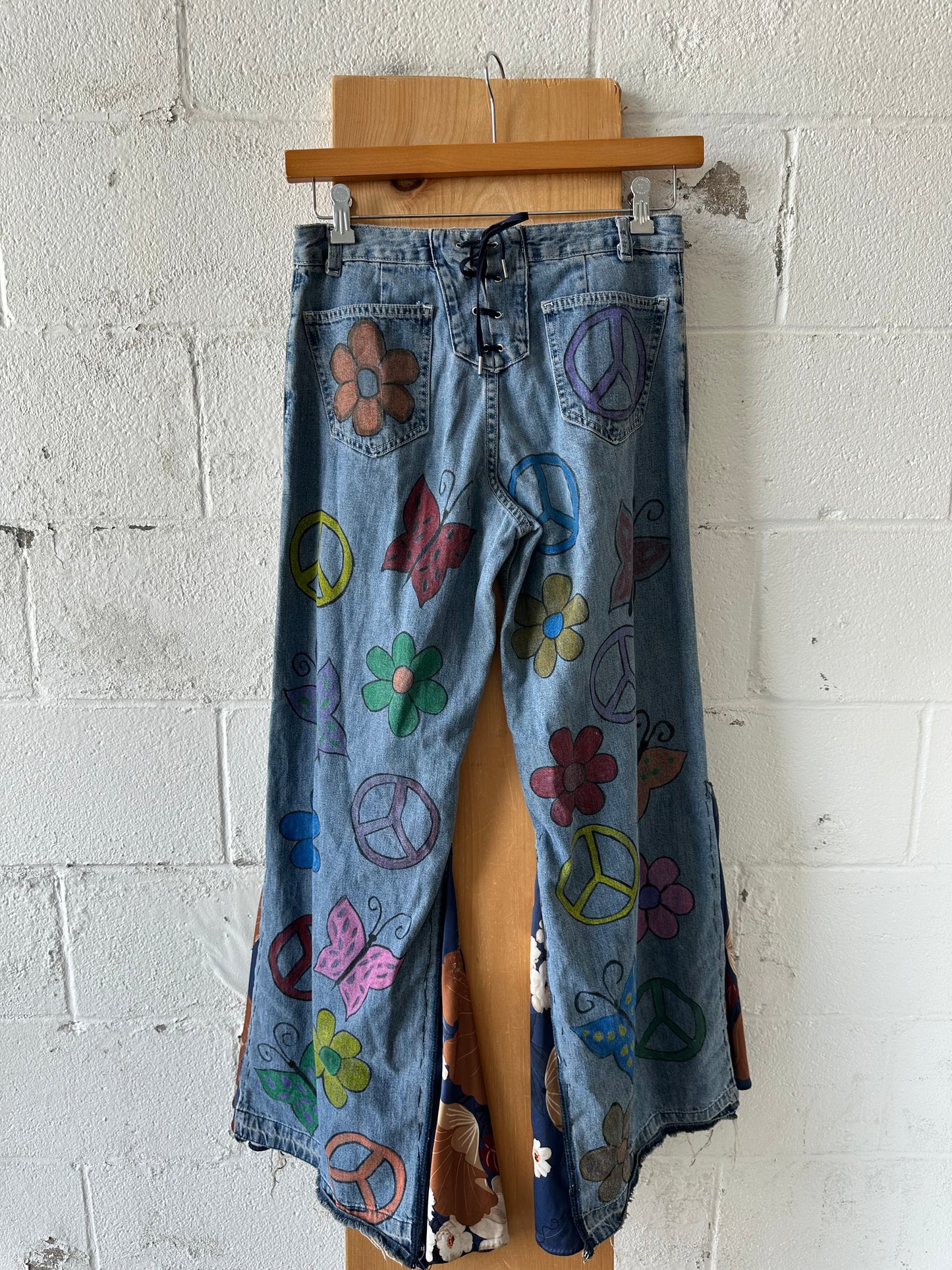 Reworked Flower Power Jeans : 6