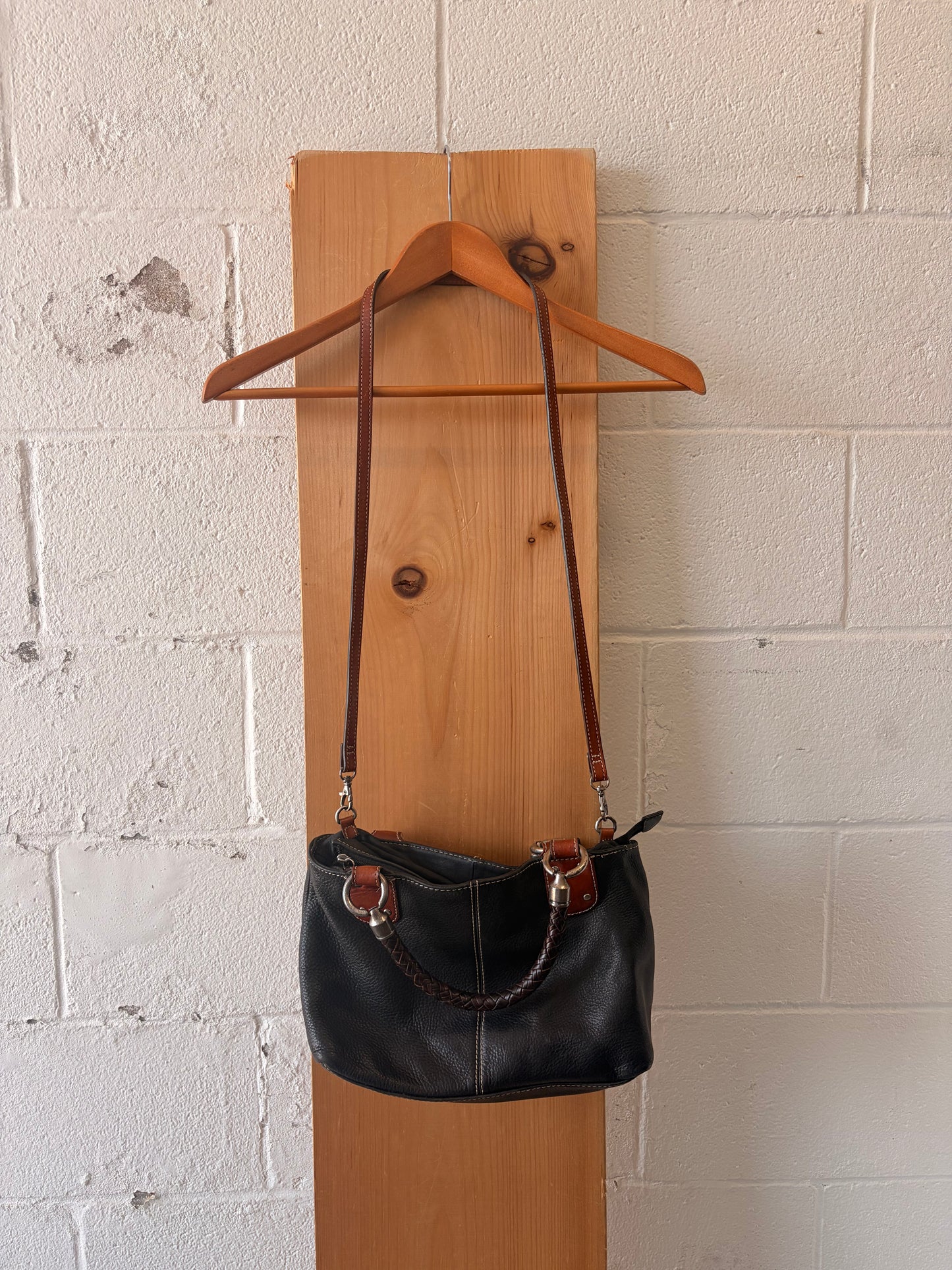 Black & Brown Fossil Purse