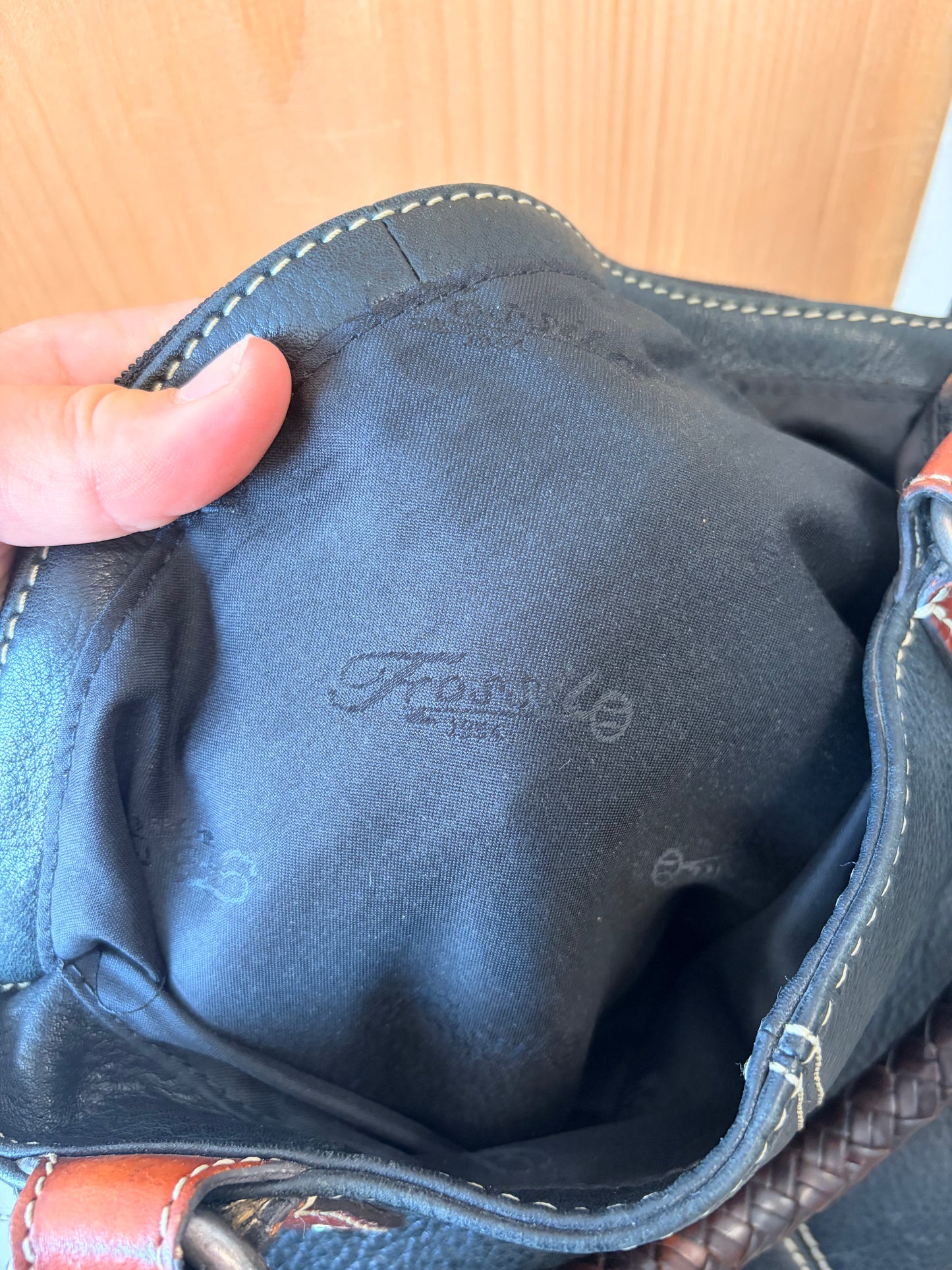 Black & Brown Fossil Purse