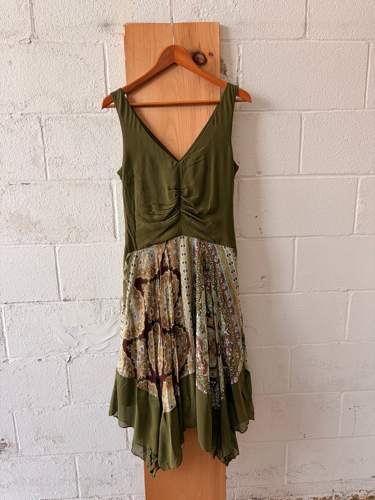 Olive Paisley Dress : 12