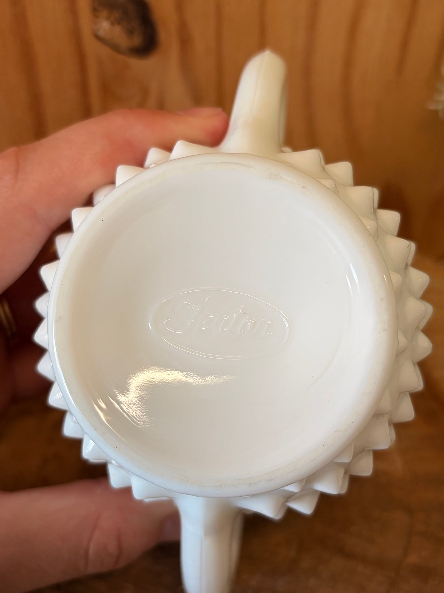 Vtg Fenton Milk Glass Sugar Bowl (Local Pick Up Only)