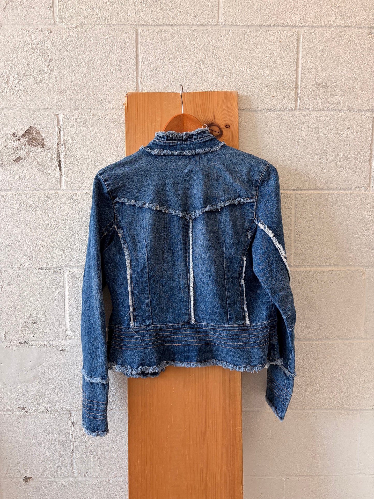 Y2K Rewind Denim Jacket : L