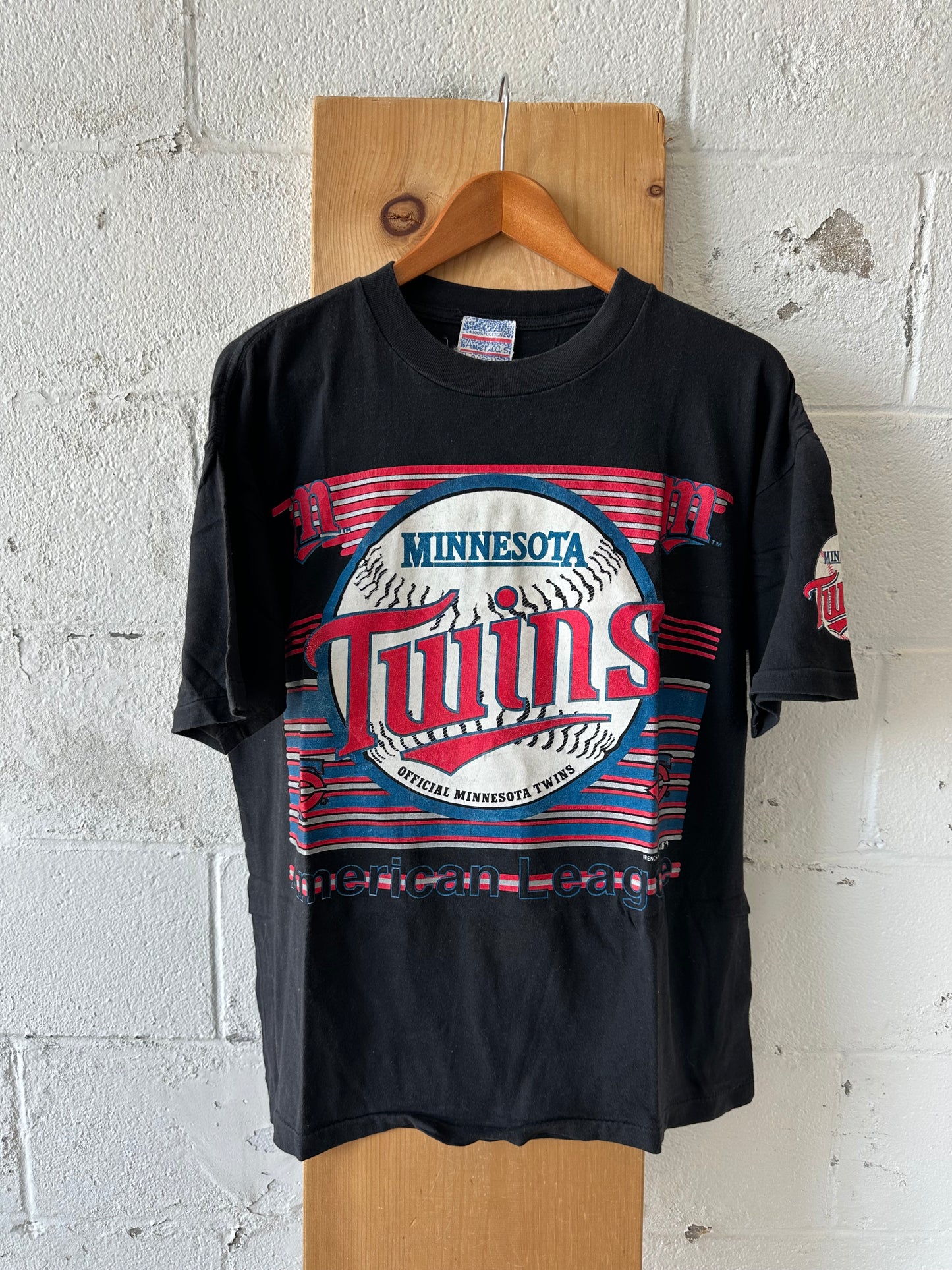 Vtg MN Twins Tee : L