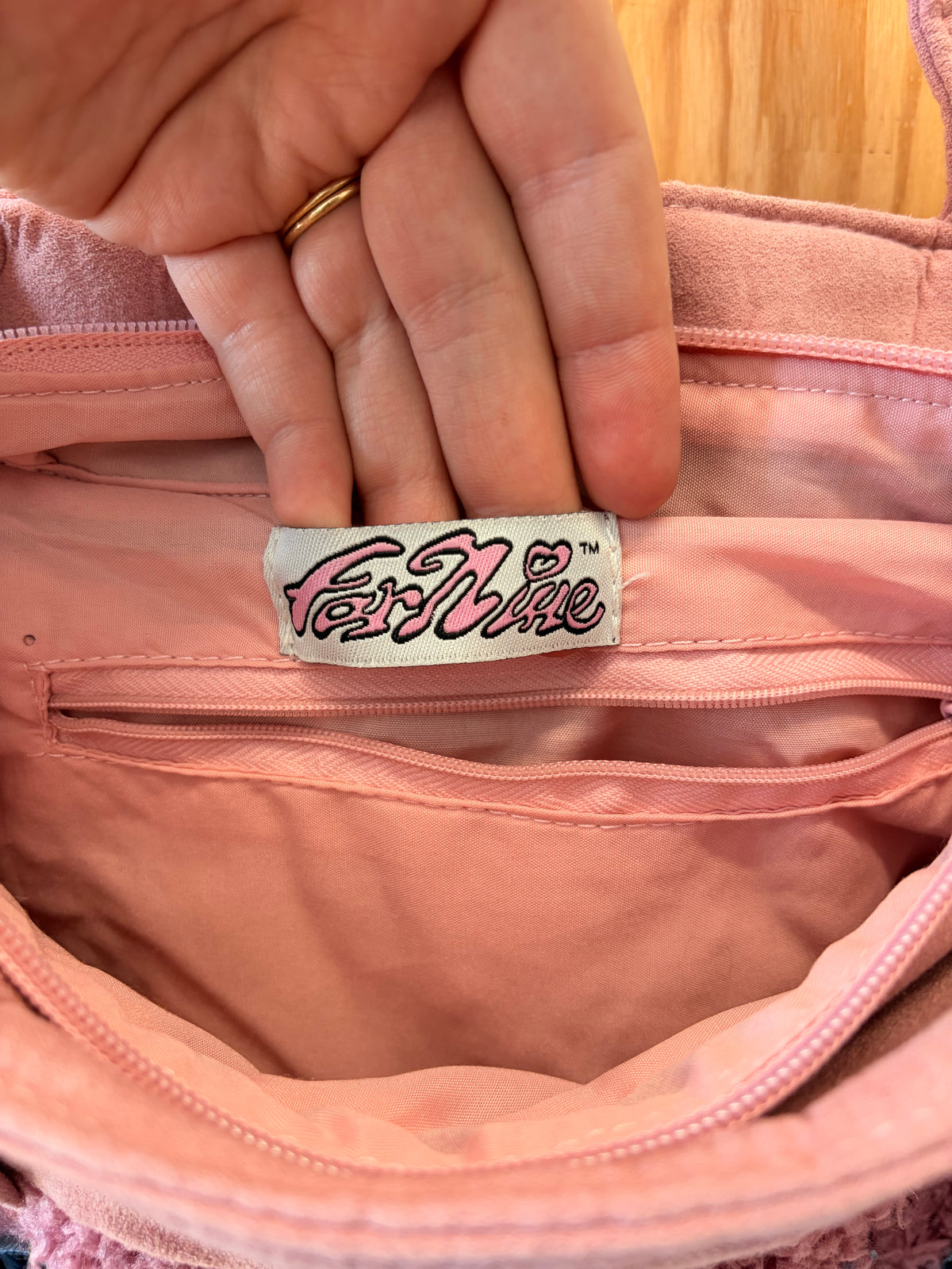 Far Nine Beaded Sherpa Purse
