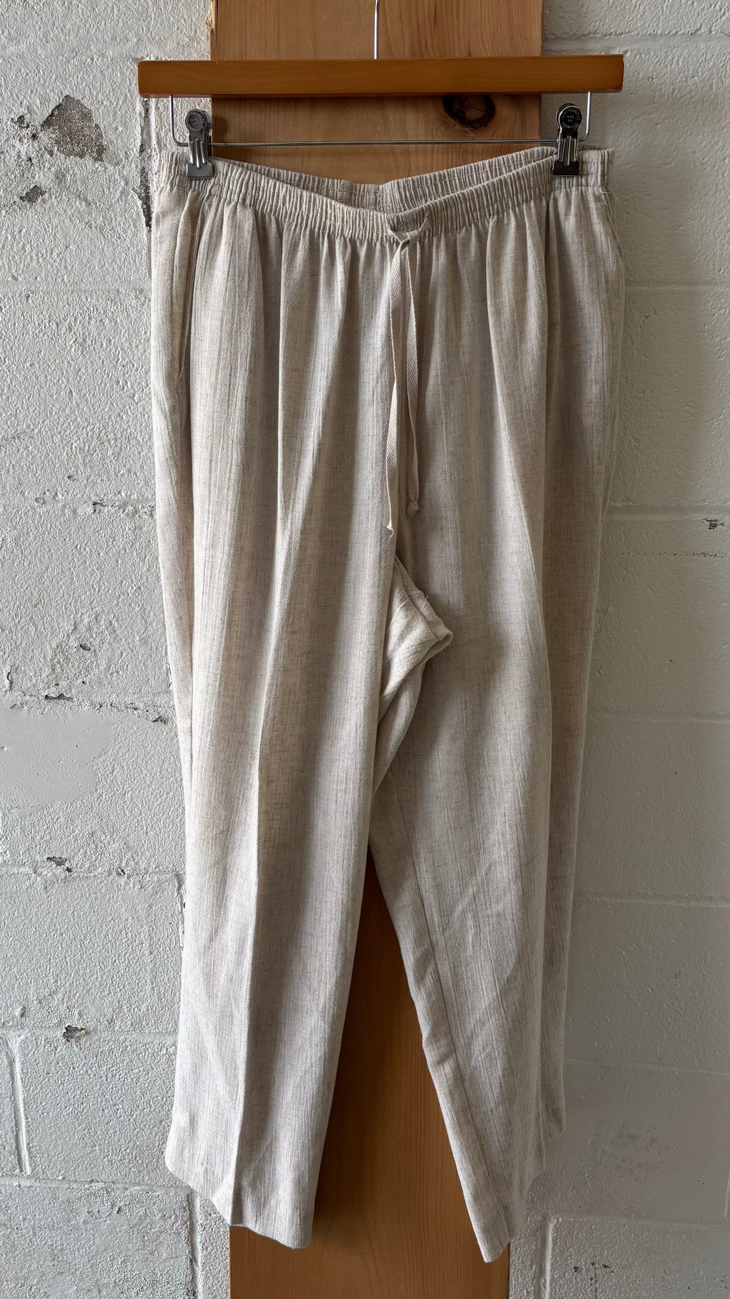 Linen Blend Pants : 18W
