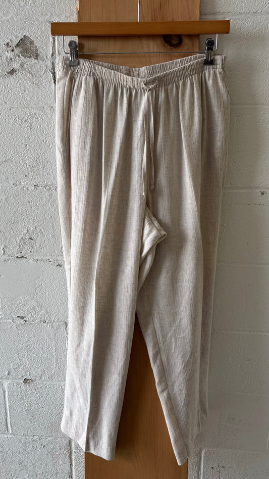 Linen Blend Pants : 18W