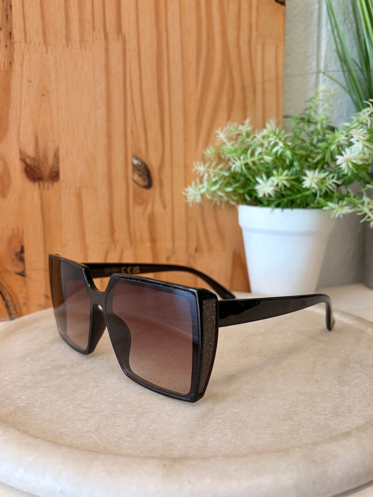 Square Side Shimmer Sunglasses (Local Pick Up Only)
