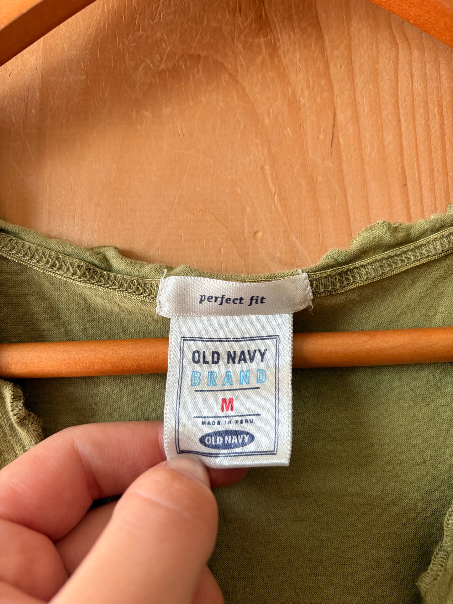 ‘04 Green Old Navy Top : M