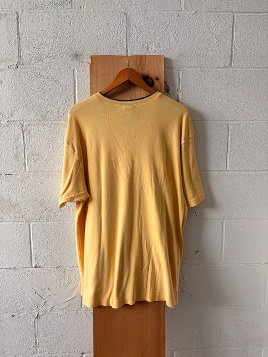 Yellow Old Navy V Neck Tee : XXL