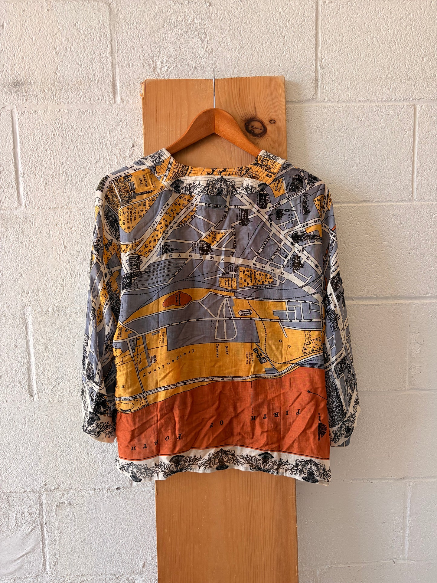 Boho Edinburgh & Leith Map Kimono