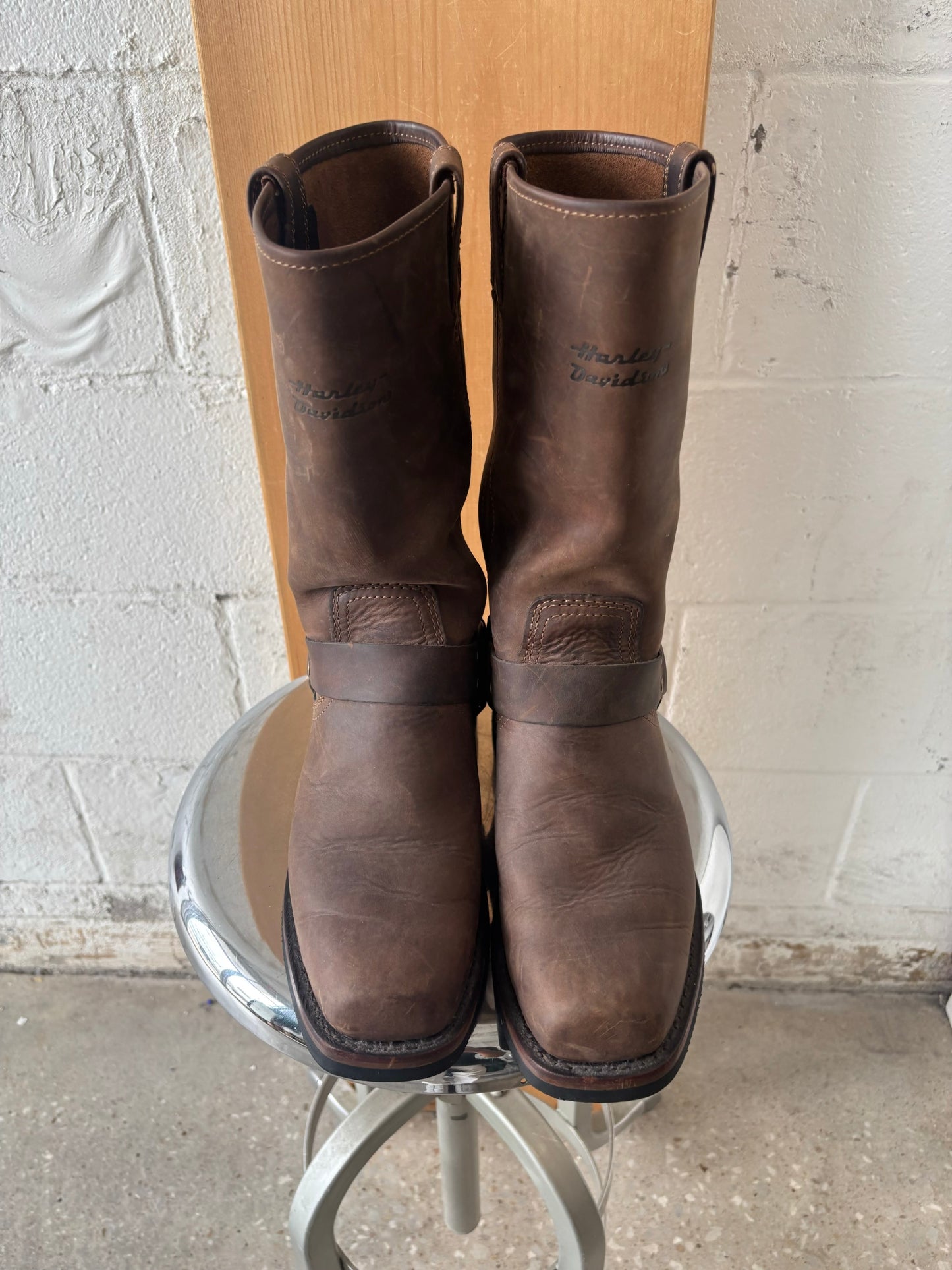 Brown Leather Harley Davidson Boots : Men’s 8.5 (Local Pickup Only)