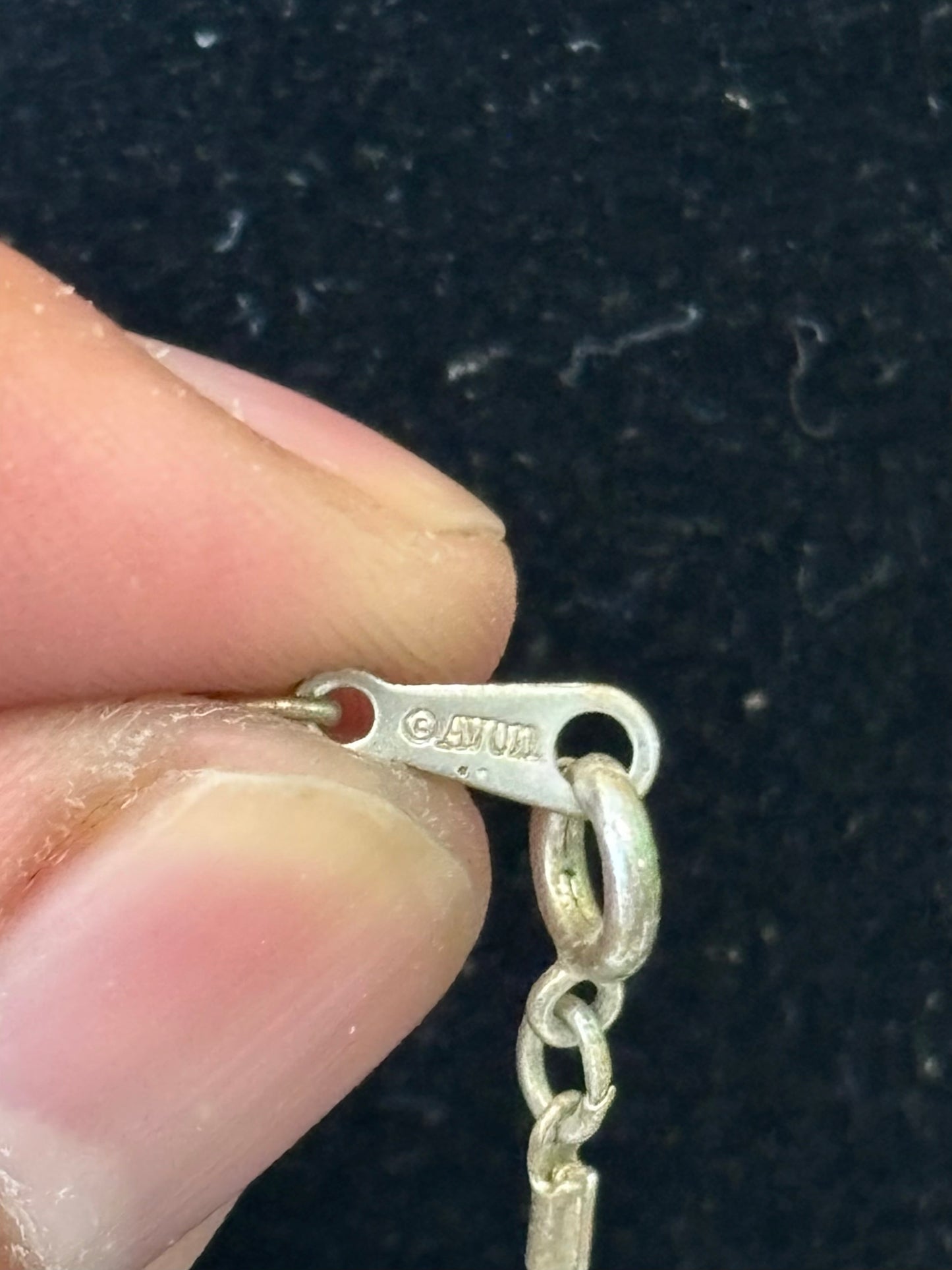 Silver Tone Avon Seagull Bolo Necklace