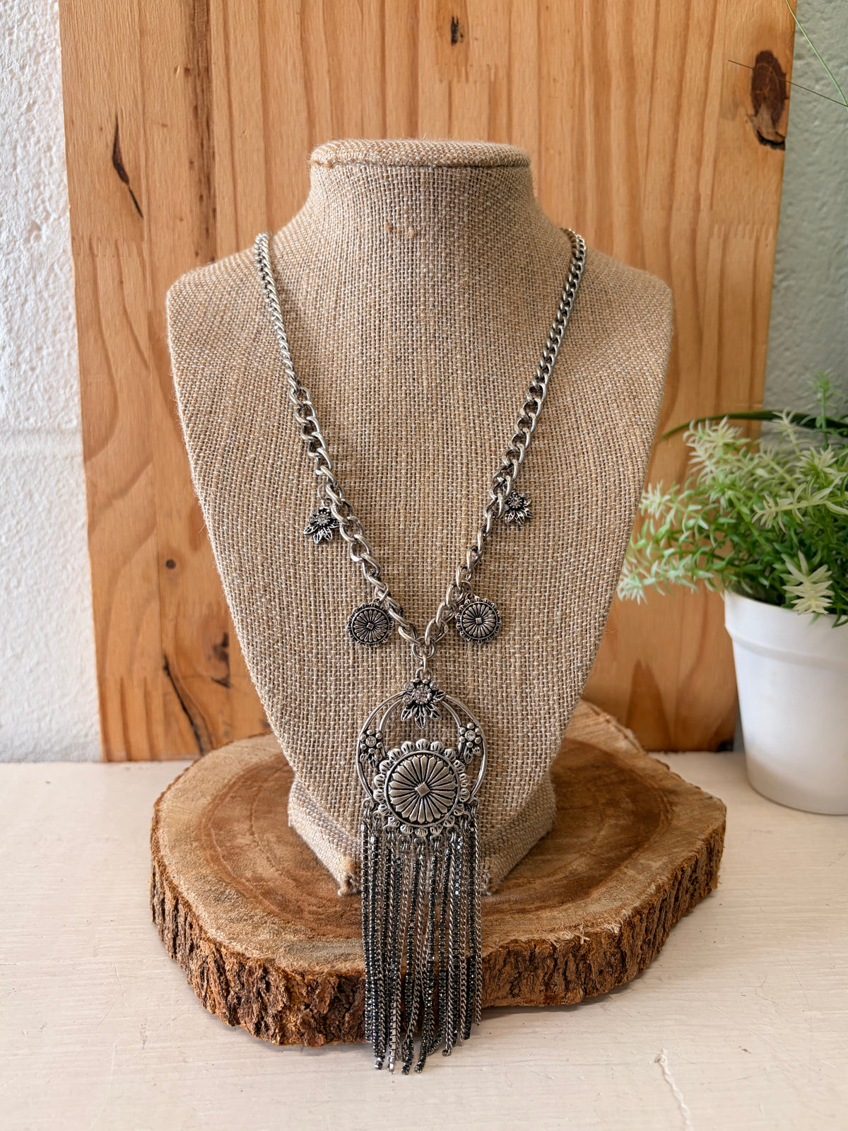 Boho Tassel Pendant Necklace
