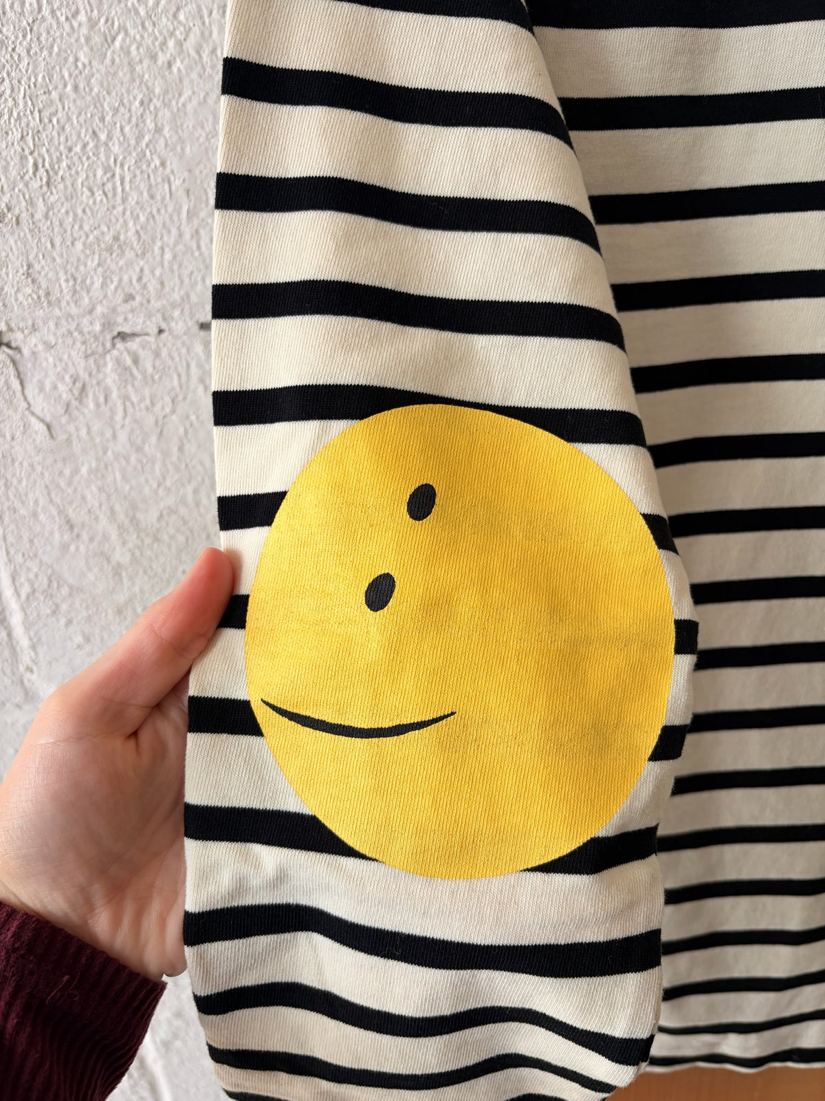 Kapital Long Sleeve Smiley Shirt : 1